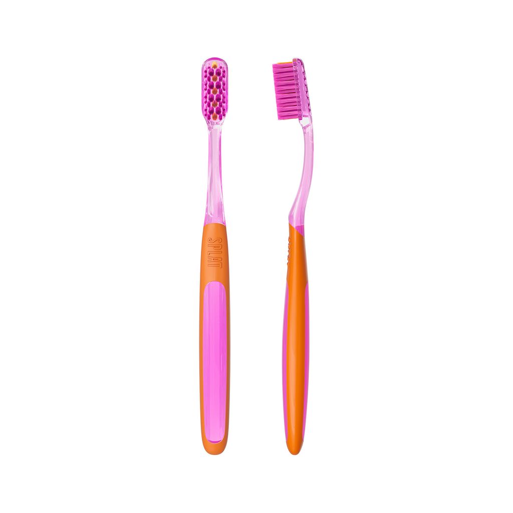 Splat Smilex ortho+ Зубная щетка ортодонтическая инновационная, цвета в ассортименте, щетка зубная, мягкая, 1 шт.