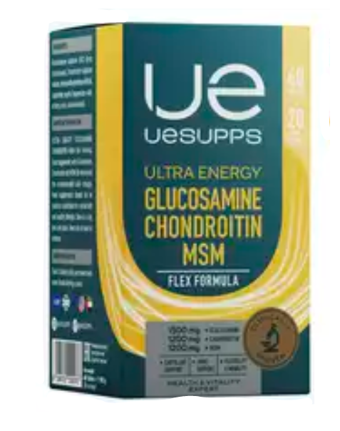 UESUPPS Ultra Energy Флекс Глюкозамин Хондроитин МСМ, таблетки, 60 шт.